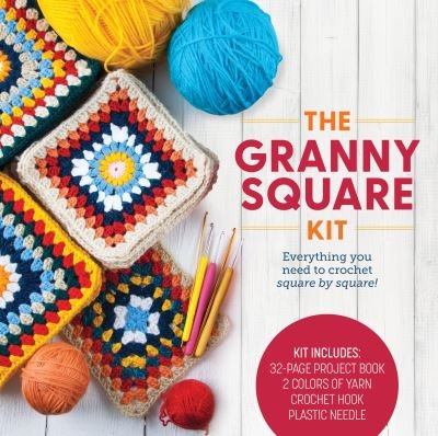 Cover for Margaret Hubert · The Granny Square Kit: Everything You Need to Crochet Square by Square! Kit Includes: 32-page Project Book, 2 Colors of Yarn, Crochet Hook, Plastic Needle (Bog) (2023)