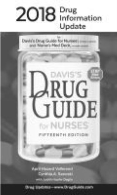 Cover for F.A. Davis Company · 2018 Drug Information Update: for Davis's Drug Guide for Nurses and Nurse's Med Deck (Paperback Book) [15 Revised edition] (2017)