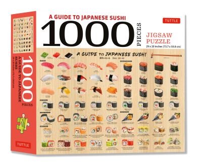 Cover for Tuttle Publishing · A Guide to Japanese Sushi - 1000 Piece Jigsaw Puzzle: Finished Size 29 X 20 inch (74 x 51 cm) (GAME) (2021)
