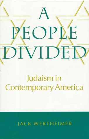 A People Divided - Jack Wertheimer - Books - Brandeis University Press - 9780874518481 - October 1, 1997