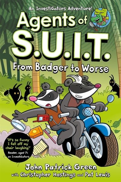 Cover for John Patrick Green · Agents of S.U.I.T.: From Badger to Worse: A Laugh-Out-Loud Comic Book Adventure! - Agents of S.U.I.T. (Taschenbuch) (2024)