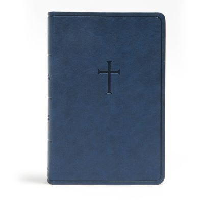 Cover for Holman Bible Staff · CSB Everyday Study Bible, Navy Cross LeatherTouch (Leather Book) (2020)