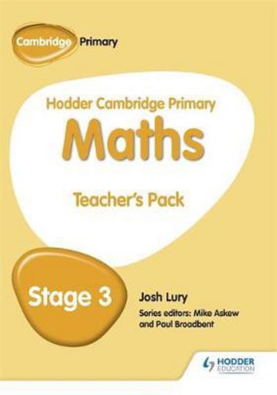 Cover for Josh Lury · Hodder Cambridge Primary Maths Teacher's Pack 3 - Hodder Cambridge Primary Science (Paperback Book) (2017)