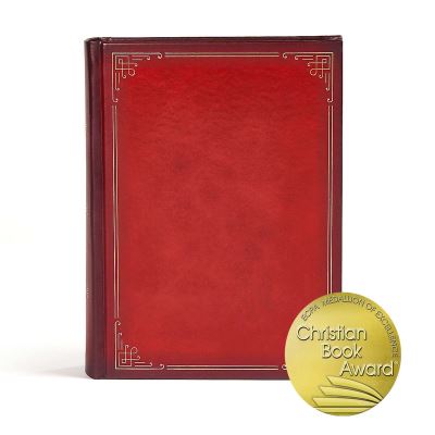 Cover for Holman Bible Staff Holman Bible Staff · CSB Ancient Faith Study Bible, Crimson LeatherTouch-Over-Board (Leather Book) (2019)