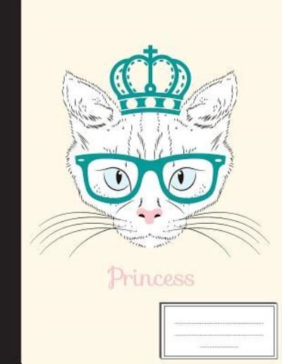 Princess White Cat with Crown Glass - Banana Leaves - Boeken - Createspace Independent Publishing Platf - 9781543084481 - 12 februari 2017