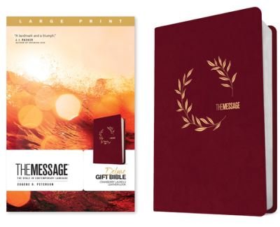 Cover for Eugene H. Peterson · Message Deluxe Gift Bible, Large Print the Message Deluxe Gift Bible, Large Print (Bog) (2023)