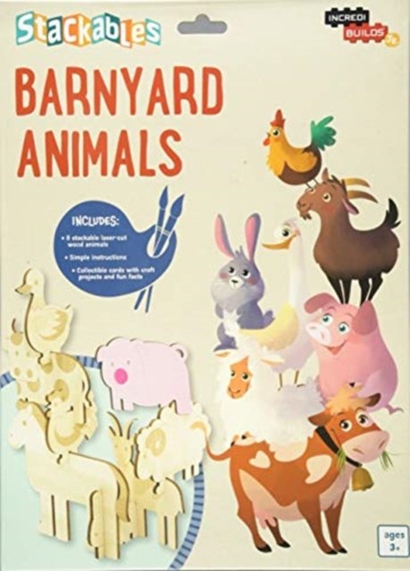 IncrediBuilds Jr.: Stackables: Barnyard Animals - Incredibuilds Jr. - Insight Editions - Bøger - Insight Editions - 9781682981481 - 1. marts 2019
