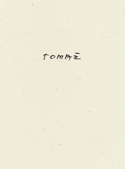 Cover for Tomaz Salamun · Tomaz (Paperback Book) (2021)