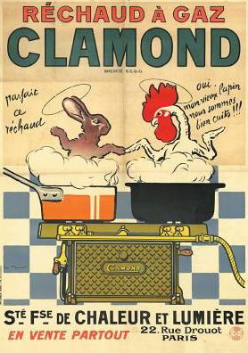 Cover for Georges Meunier · Carnet Blanc Affiche Rechaud a Gaz Clamond (Paperback Bog) (2016)