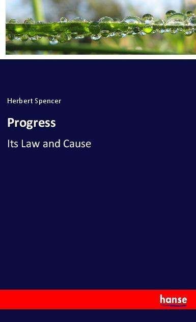 Cover for Spencer · Progress (Bog) (2018)