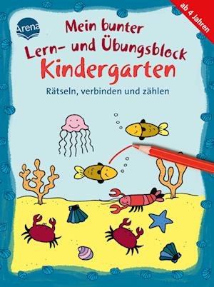 Cover for Edith Thabet · Mein bunter Lern- und Übungsblock Kindergarten. Rätseln, verbinden und zählen (Book) (2023)