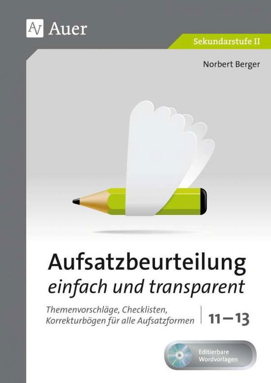 Cover for Berger · Aufsatzbeurteilung einfach und (Book)