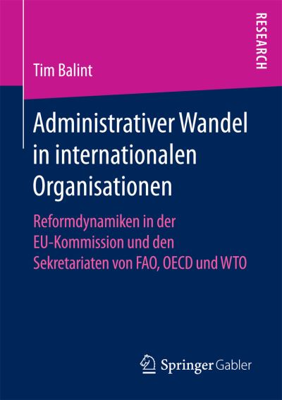 Cover for Balint · Administrativer Wandel in intern (Book) (2016)