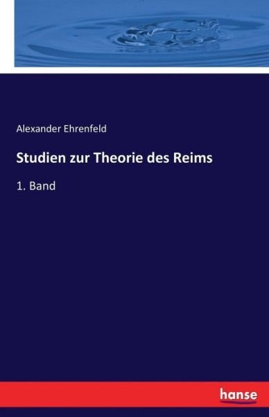 Cover for Ehrenfeld · Studien zur Theorie des Reims (Bog) (2017)