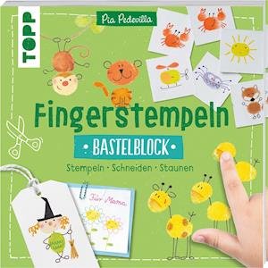 Cover for Pia Pedevilla · Fingerstempeln. Bastelblock (Taschenbuch) (2022)