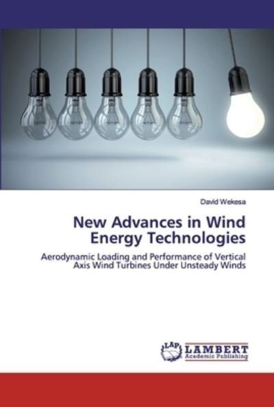 Cover for Wekesa · New Advances in Wind Energy Tech (Bog) (2019)