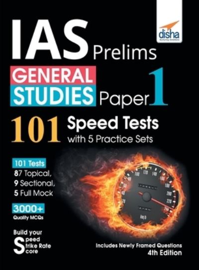 Cover for Disha Experts · IAS Prelims General Studies Paper 1 - 101 Speed Tests with 5 Practice Sets (Pocketbok) (2019)