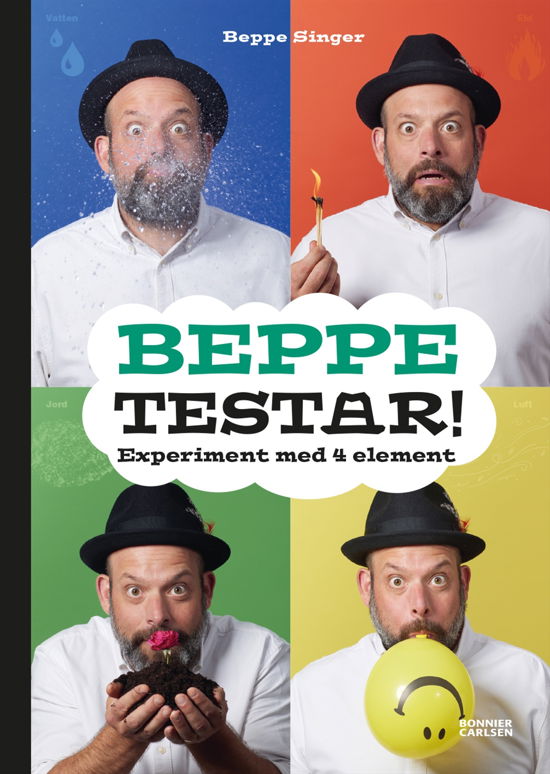 Cover for Beppe Singer · Beppe testar! Experiment med 4 element (Bound Book) (2024)