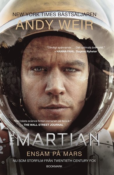 Cover for Andy Weir · The Martian : ensam på Mars (Paperback Book) (2016)
