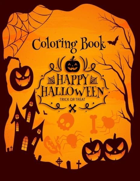 Cover for Kb Book · Coloring Book Happy Halloween Trick or Treat (Pocketbok) (2020)