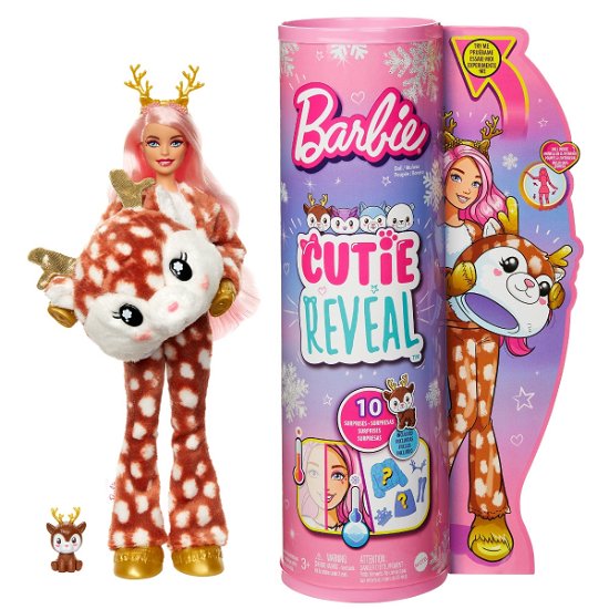 Barbie - Cutie Reveal - Deer - Mattel - Gadżety - ABGEE - 0194735089482 - 22 września 2022