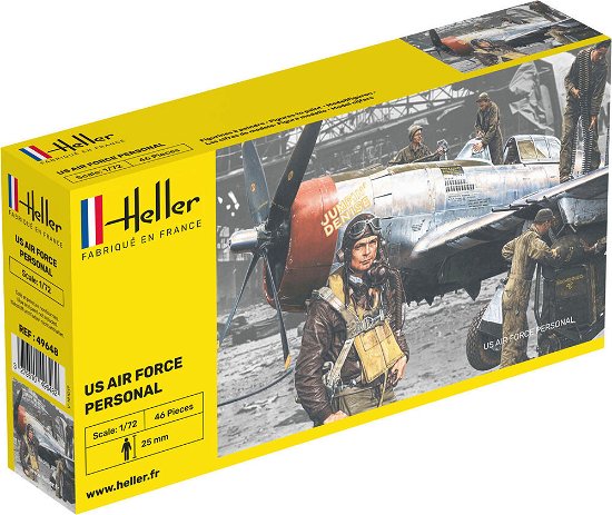 1/72 Us Air Force Personal - Heller - Gadżety - MAPED HELLER JOUSTRA - 3279510496482 - 
