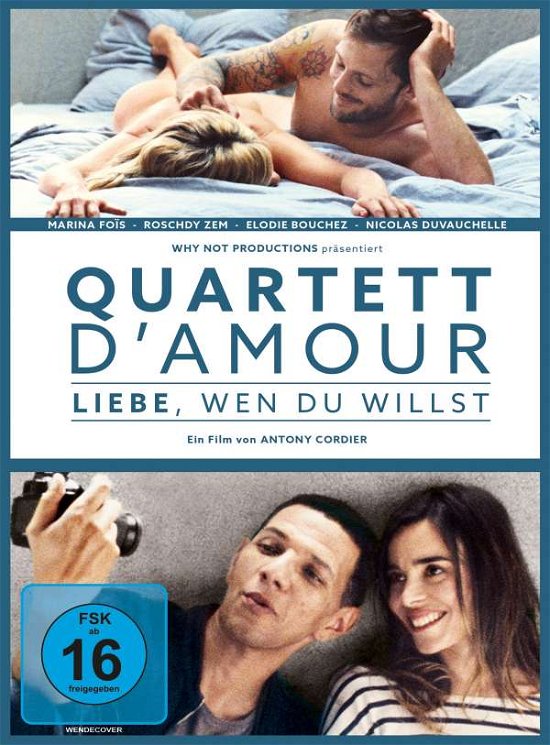 Cover for Antony Cordier · Quartett Damour-liebe,wen Du Willst (Neuauflag (DVD) (2021)