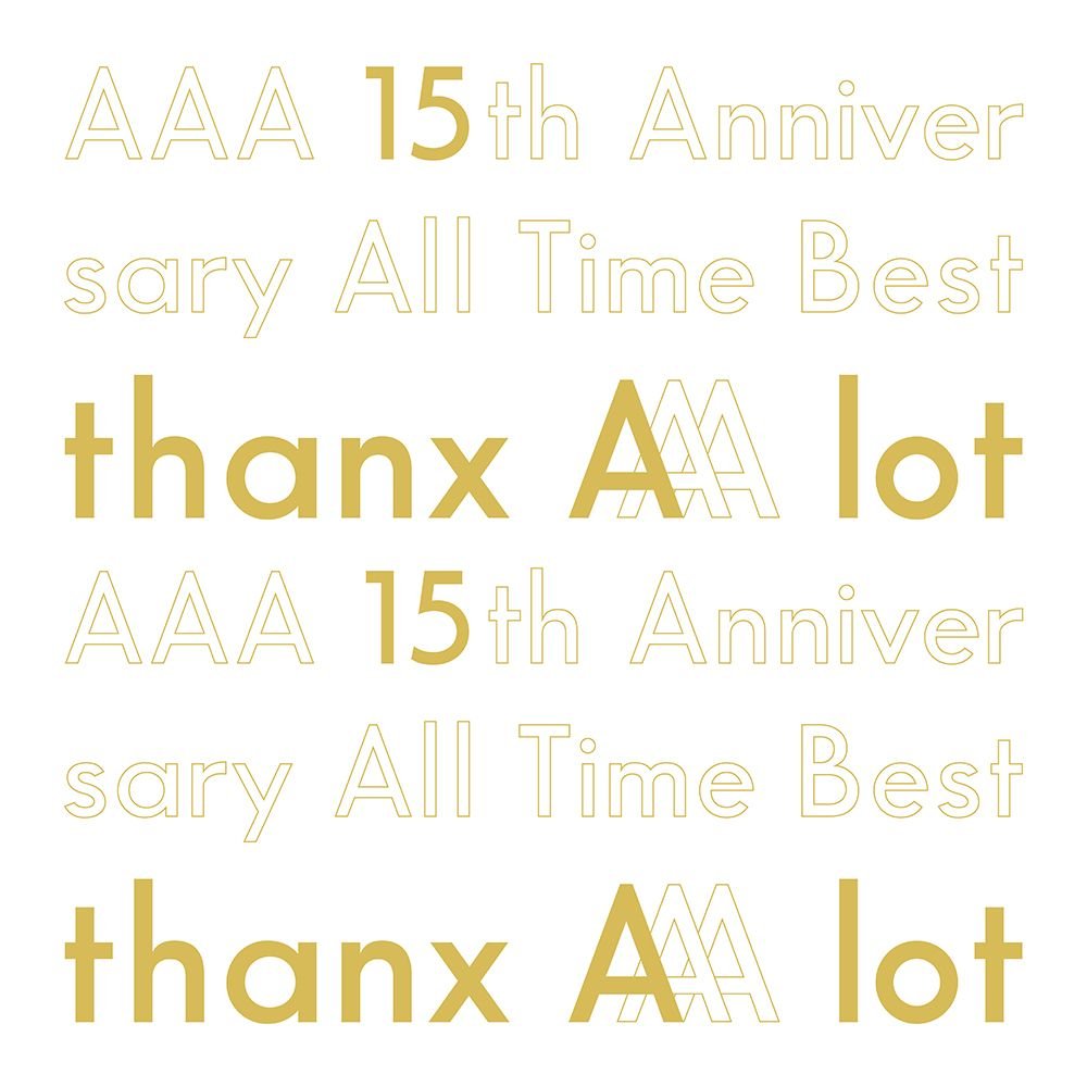 Aaa 15th Anniversary All Time Best -thanx Aaa Lot- Japan Import edition
