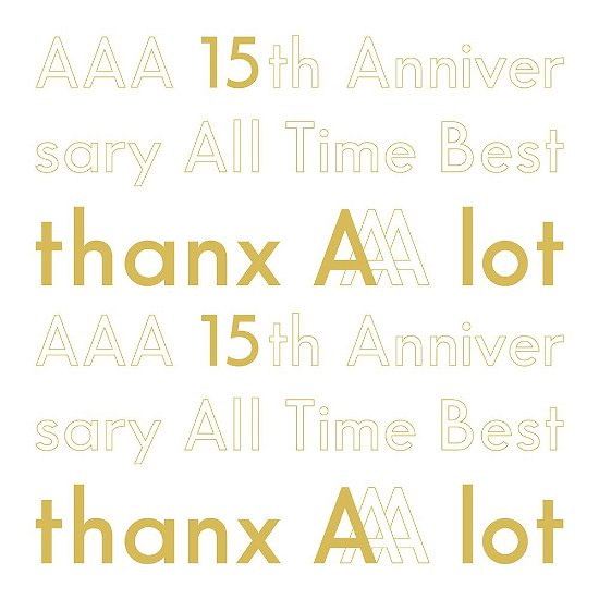 Cover for Aaa · Aaa 15th Anniversary All Time Best -thanx Aaa Lot- &lt;limited&gt; (CD) [Japan Import edition] (2020)