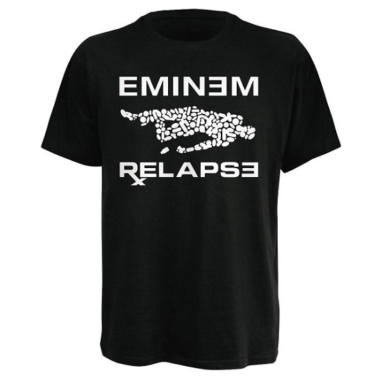 Cover for Eminem · L/relapse / Black / Ts/f (TØJ) [size L] (2009)