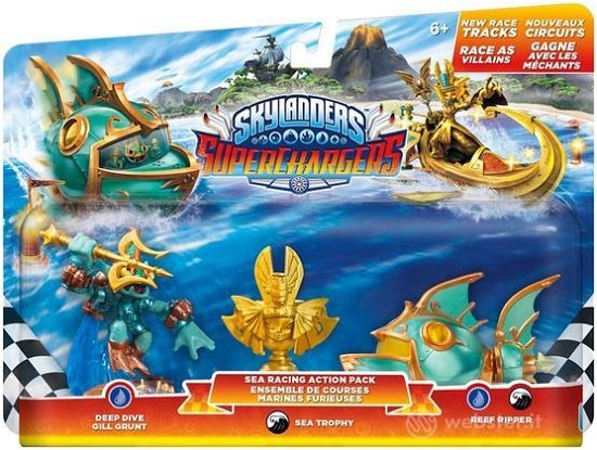 Cover for Skylanders Superchargers  Sea Racing Action Pack Wave 1 DELETED LINE Video Game Toy (MERCH)