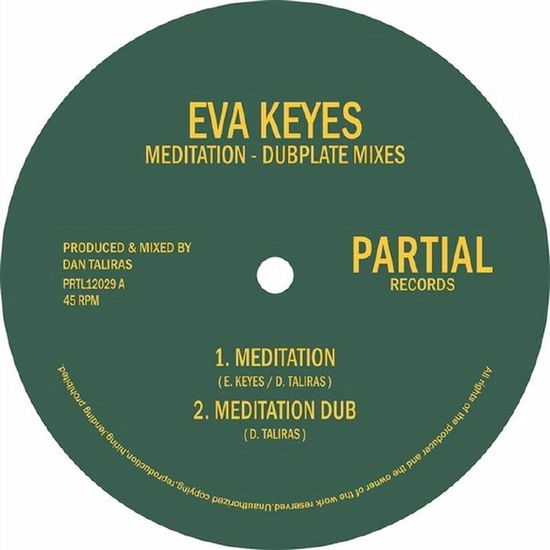 Cover for Eva Keyes · Meditation / Dub Plate Mixes (LP) (2025)