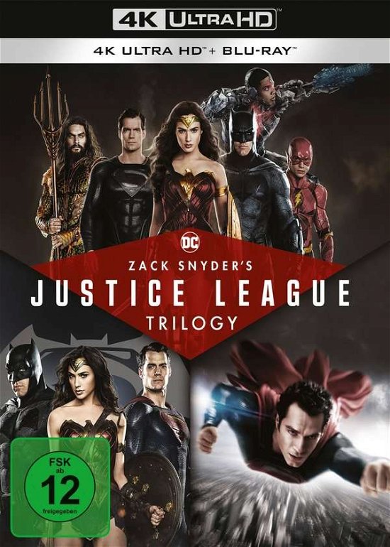 Cover for Ben Affleck,henry Cavill,gal Gadot · Zack Snyders Justice League Trilogy (4K UHD Blu-ray) (2021)