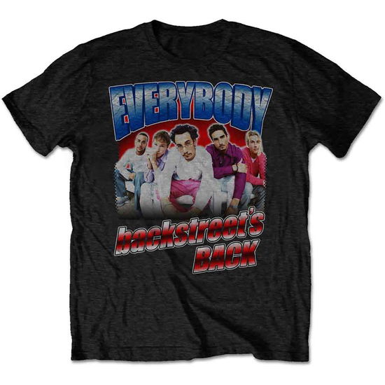 Cover for Backstreet Boys · Backstreet Boys Unisex T-Shirt: Everybody (Black) (T-shirt) [size L] [Black - Unisex edition] (2019)