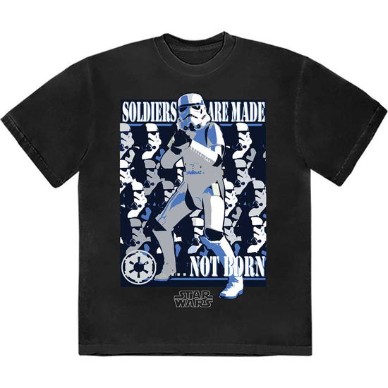 Star Wars Unisex T-Shirt: Soldiers Are Made - Star Wars - Gadżety -  - 5056737227482 - 23 stycznia 2024