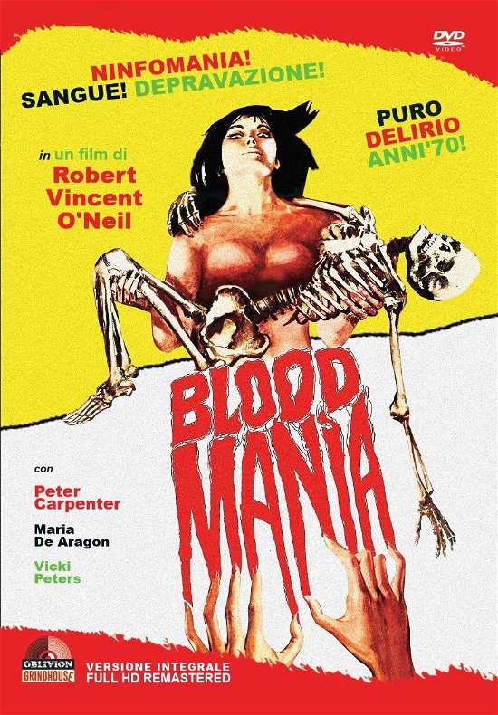 Cover for Blood Mania (DVD) (2023)