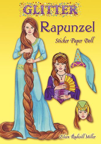 Cover for Eileen Miller · Glitter Rapunzel Sticker Paper Doll - Little Activity Books (Paperback Book) (2013)