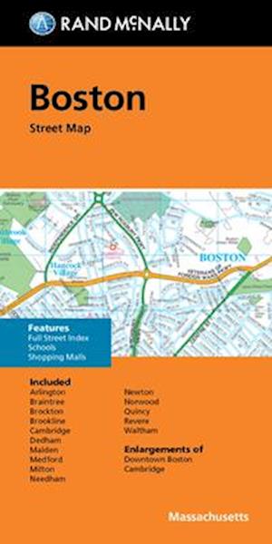 Cover for Rand McNally · Rand McNally Folded Map: Boston Street Map (Kort) (2023)