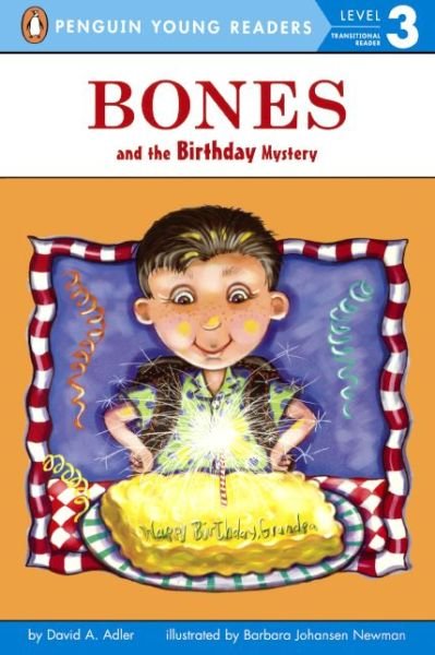 Cover for David A. Adler · Bones and the Birthday Mystery (Turtleback School &amp; Library Binding Edition) (Puffin Easy-to-read: Level 2) (Hardcover bog) [Turtleback School &amp; Library Binding edition] (2009)
