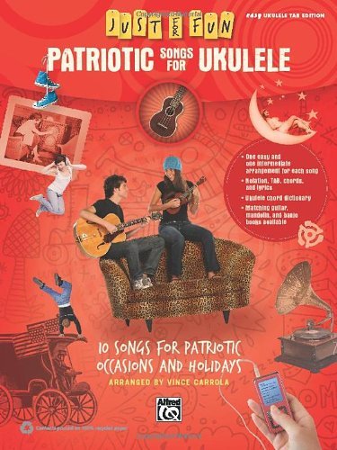 Cover for Alfred Publishing Staff · Jff Patriotic Songs for Ukulele (Sheet music) (2013)