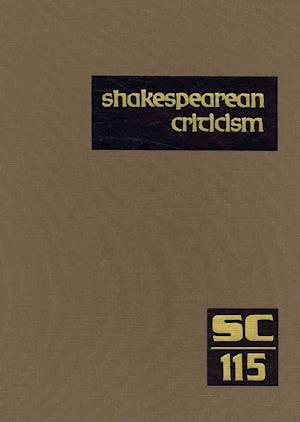 Cover for Michelle Lee · Shakespearean Criticism (Hardcover Book) (2008)