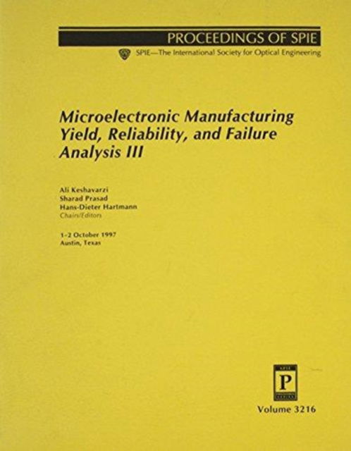 Cover for Hartmann · Microelectronic Manufacturing Yield Reliability (Paperback Book) (2006)