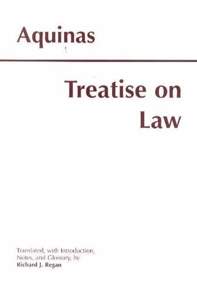 Cover for Thomas Aquinas · Treatise on Law - Hackett Classics (Paperback Book) (2000)