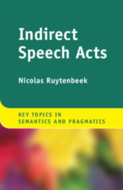 Cover for Ruytenbeek · Indirect Speech Acts (Pocketbok) (2023)