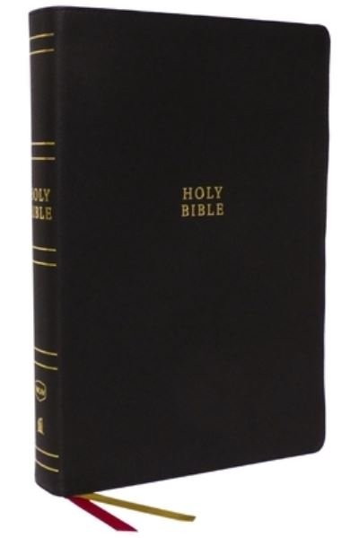 Cover for Thomas Nelson · NKJV Holy Bible, Super Giant Print Reference Bible, Black Genuine Leather, 43,000 Cross References, Red Letter, Thumb Indexed, Comfort Print: New King James Version (Leather Book) (2023)