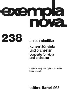 Cover for Alfred Schnittke · Concerto for Viola and Orchestra (Paperback Book) (1996)