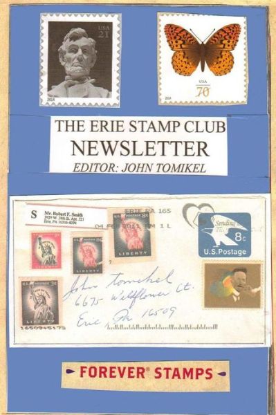 Cover for Editor John Tomikel · The Erie Stamp Club Newsletter (Taschenbuch) (2014)