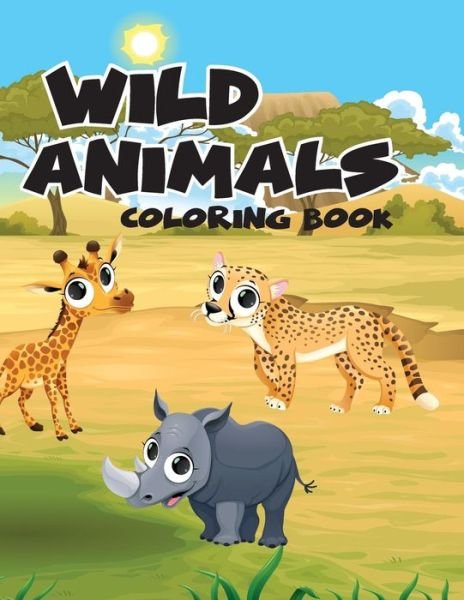 Cover for Banana Leaves · Wild Animal Safari World; Easy coloring book for kids toddler, Imagination learning in school and home (Paperback Bog) (2017)