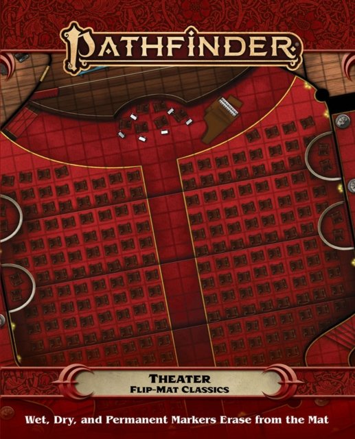 Pathfinder Flip-Mat Classics: Theater - Paizo Staff - Lautapelit - Paizo Publishing, LLC - 9781640784482 - tiistai 9. elokuuta 2022