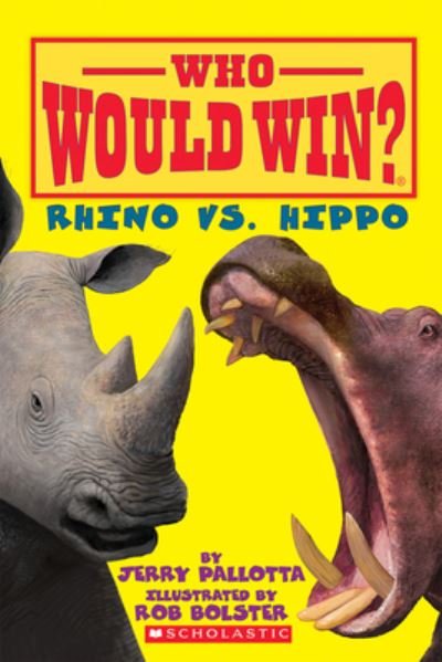 Cover for Jerry Pallotta · Rhino vs. Hippo (Who Would Win?) (Innbunden bok) (2019)